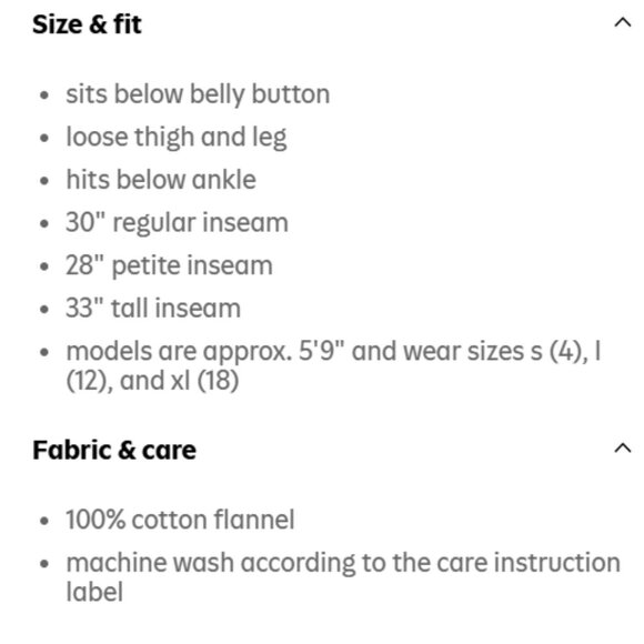 Old Navy 100% cotton Flannel Pajama 2-piece set in red/white, NWT, size Medium - Picture 6 of 8